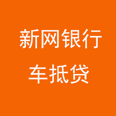 师宗新网银行车抵贷